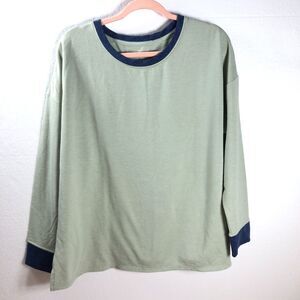 Cuddl Duds Comfortwear Pajama Sleepwear Shirt Size PL